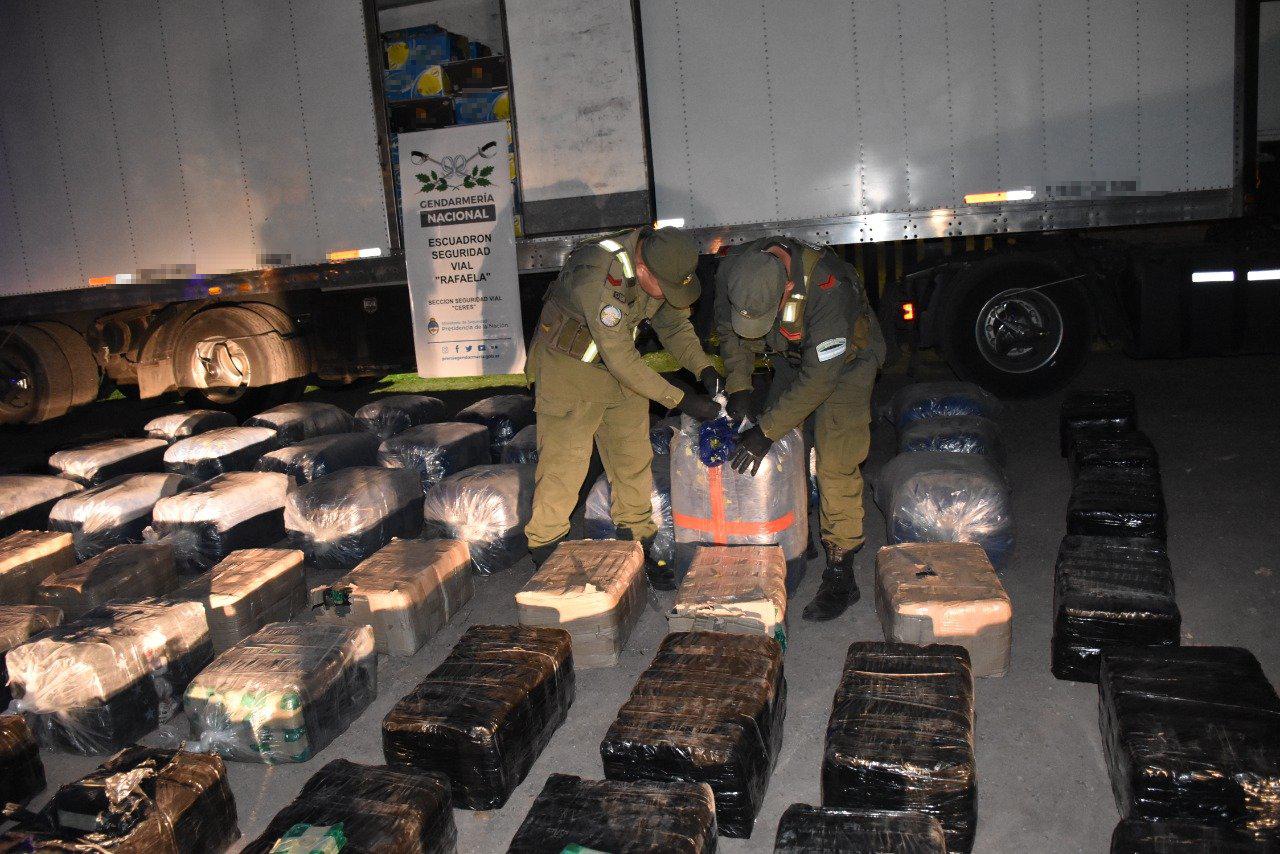 Ocultaba más de una tonelada de hojas de coca entre cargamento de bananas (4)