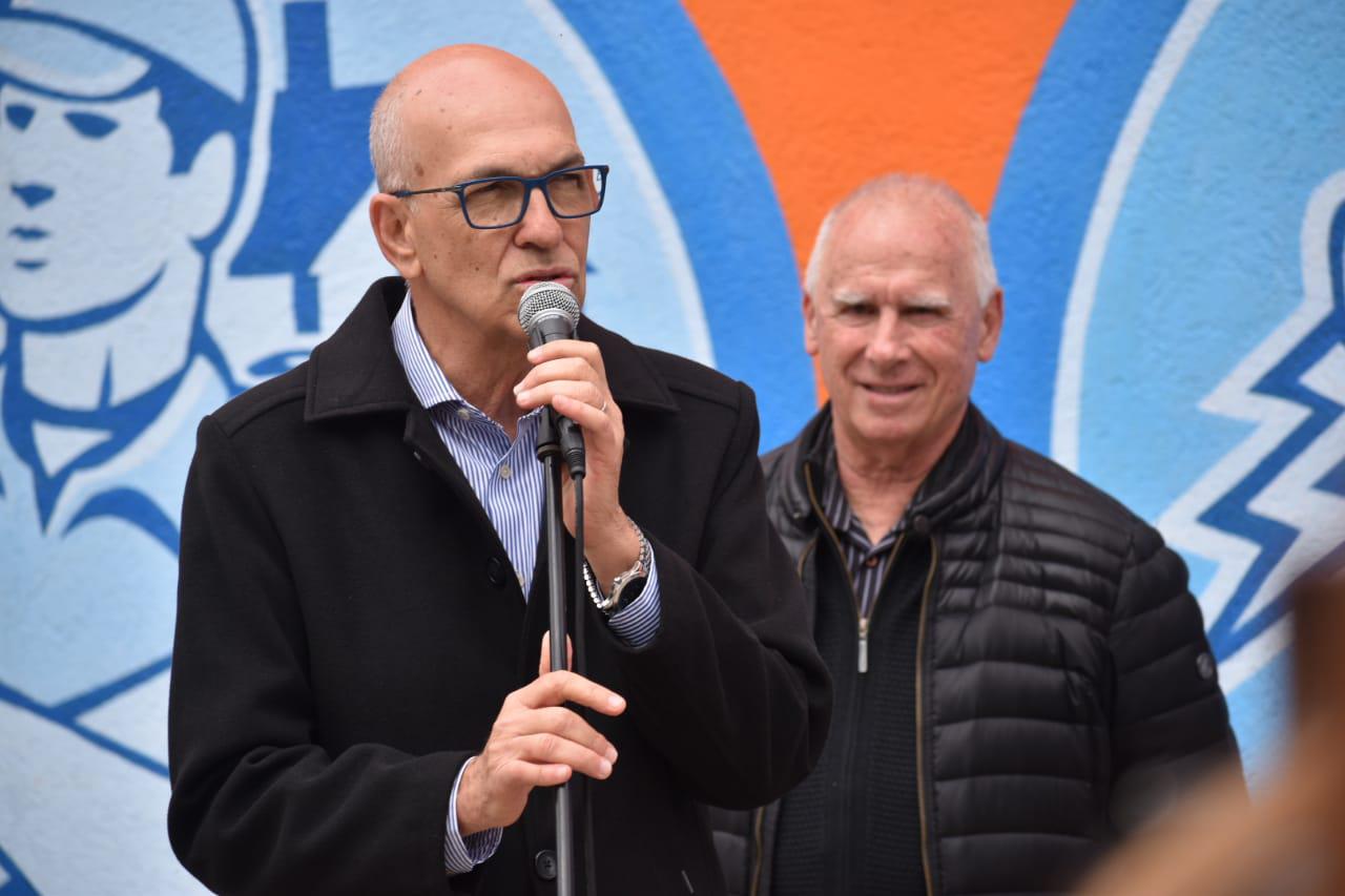 De Grandis y el ministro Debloc
