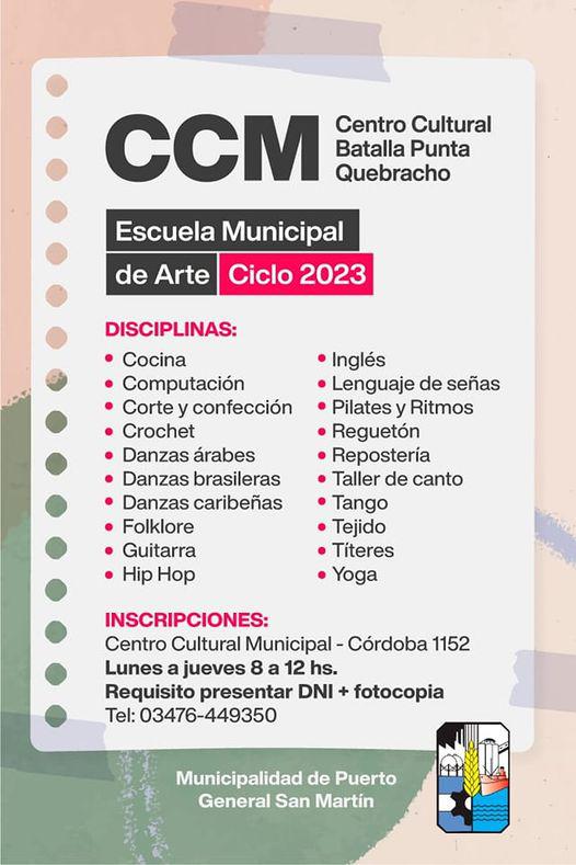 inscripción CCM