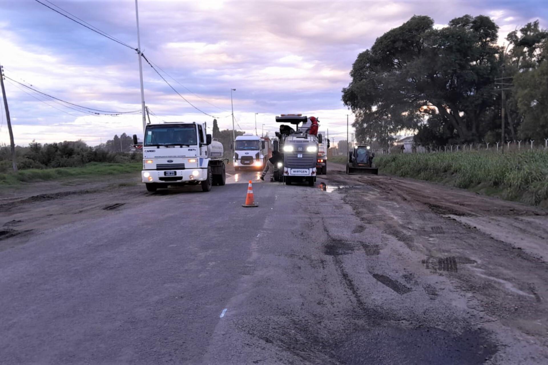 Vialidad Nacional continúa con las tareas sobre Ruta 11 en Puerto San ...