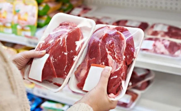 La carne fue el producto que más aumentó en el último año