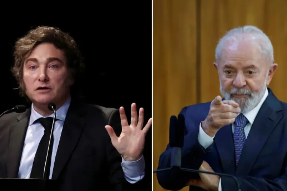 Milei y Lula 