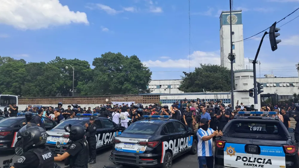 movilización policia Rosario