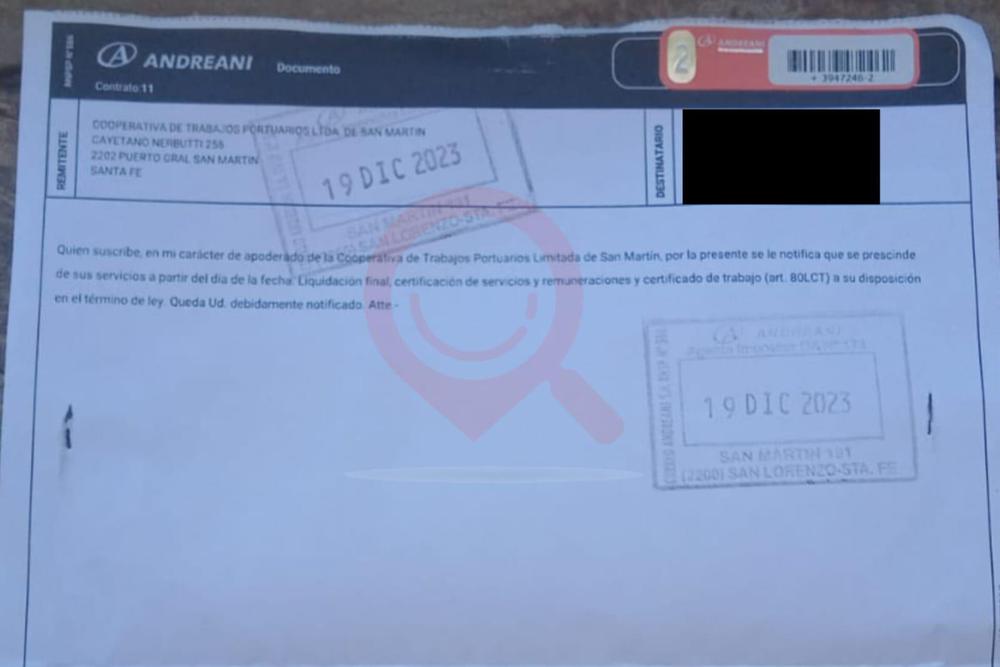 despidos Cooperativa