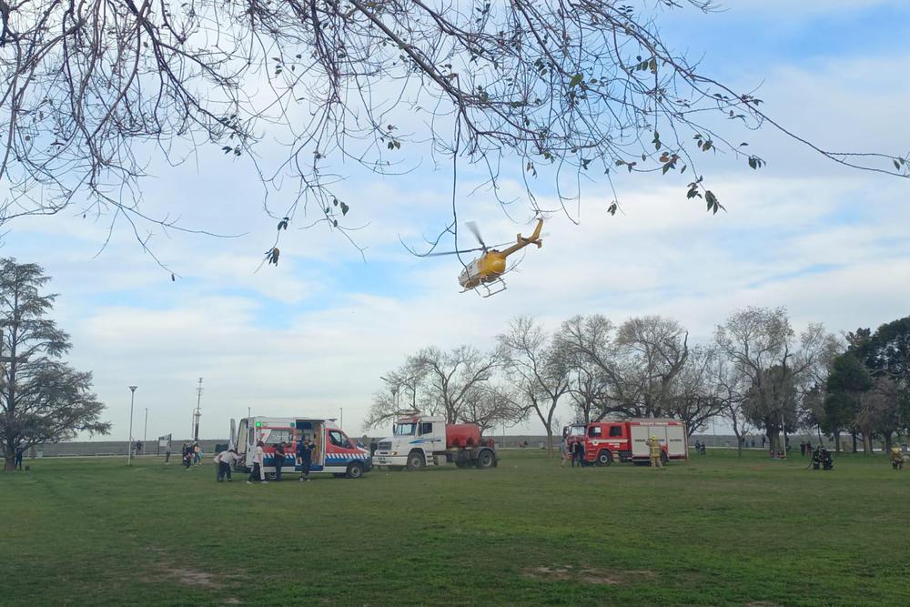 operativo UTV nena quemada