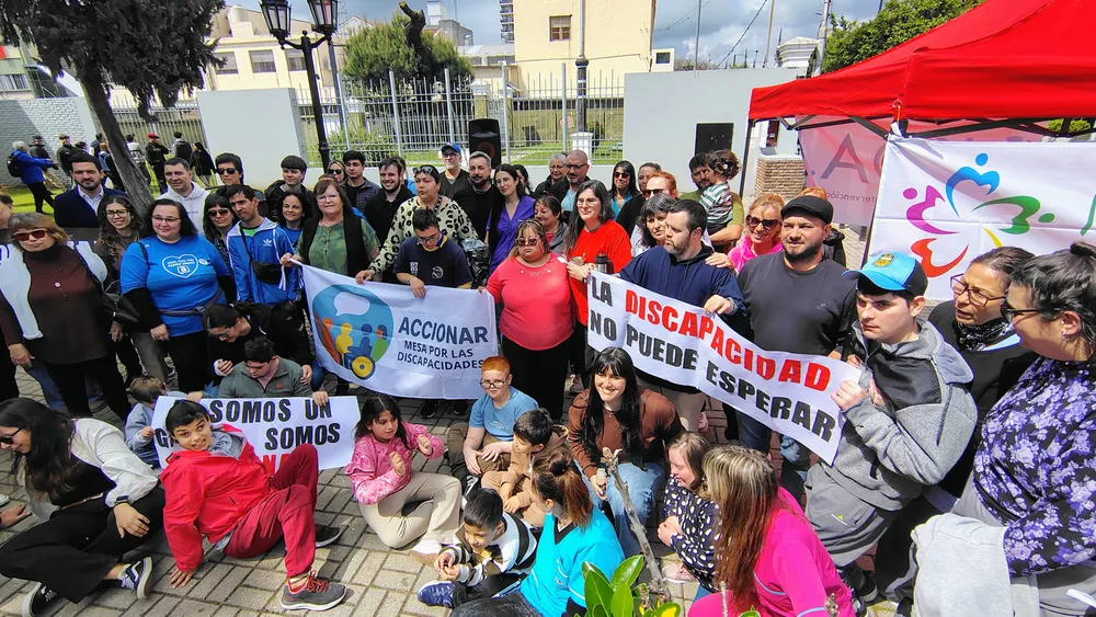 movilización discapacidad san lorenzo