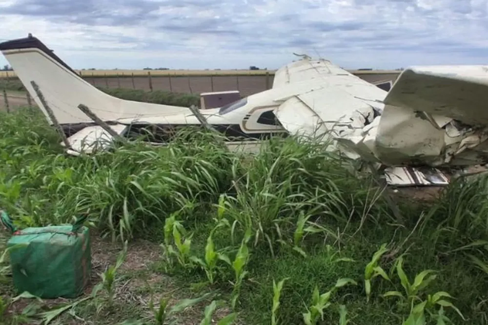 Avioneta hallada en Arequito