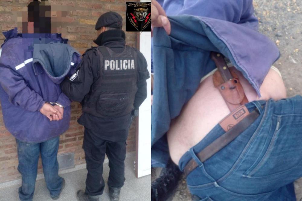 Detenido arma blanca