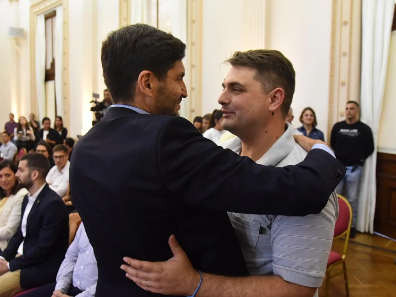 Maximiliano Pullaro y Luciano Nocelli