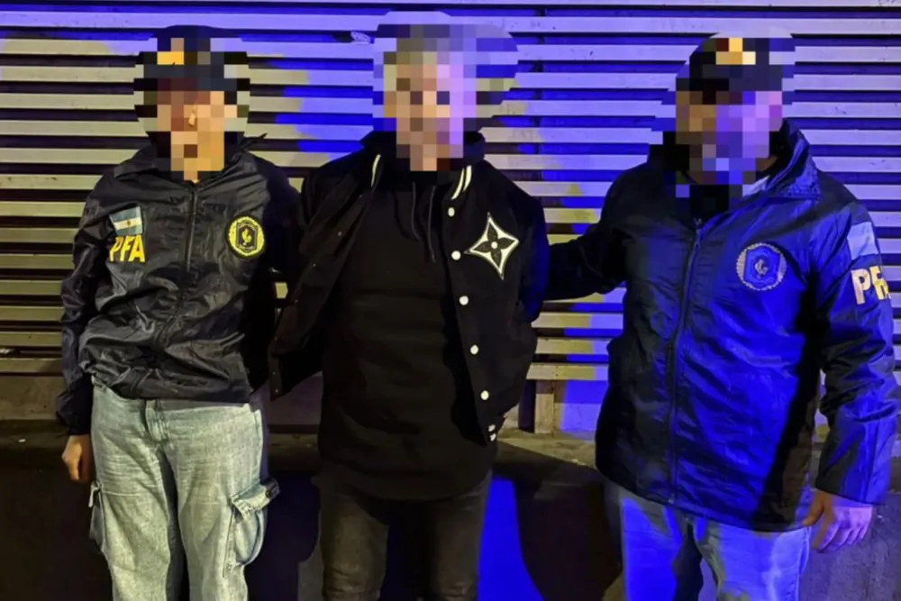 Detenido Pablo Javier R. PFA