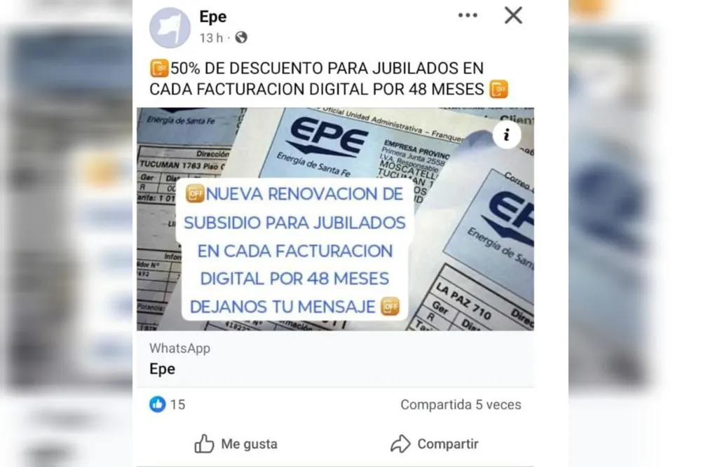 Epe advierte por las estafas 