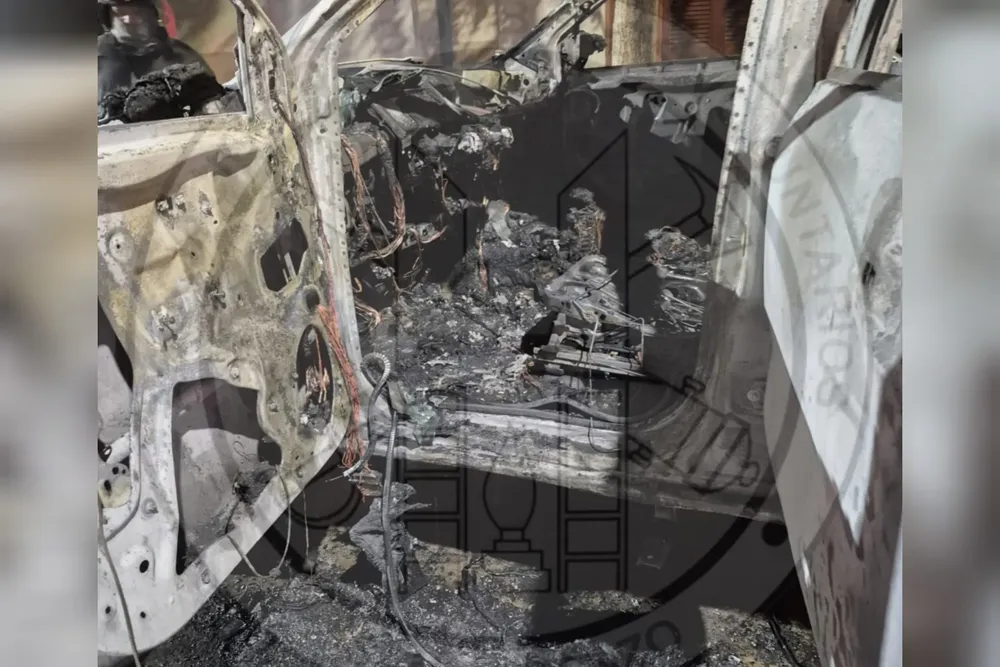 Incendio de camioneta 