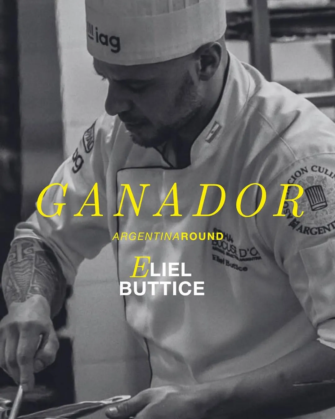 Elias Butticé, chef sanlorencino Elias Butticé, chef sanlorencino