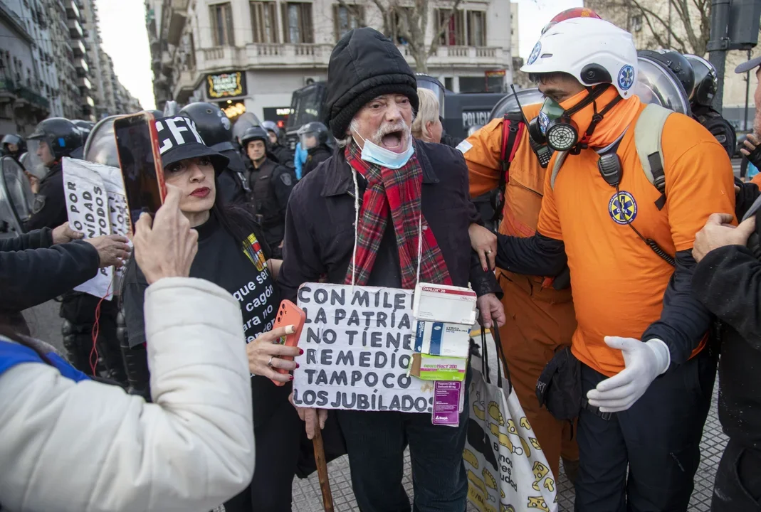 Marcha de Jubilados Congreso