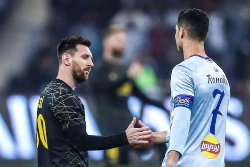 Messi y Ronaldo 