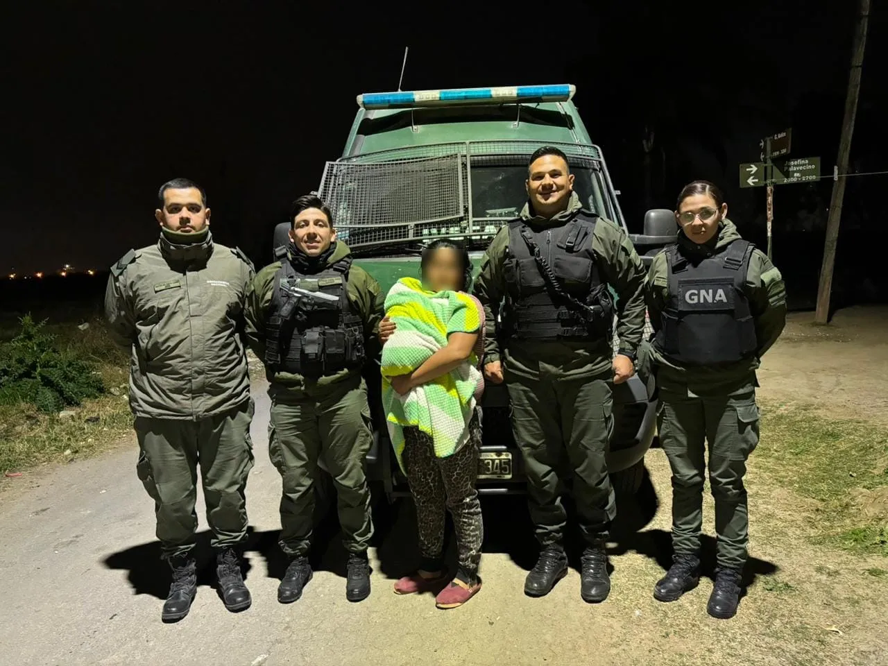 GNA salvaron a un bebé en sanlo