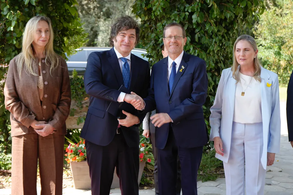 Milei en Israel