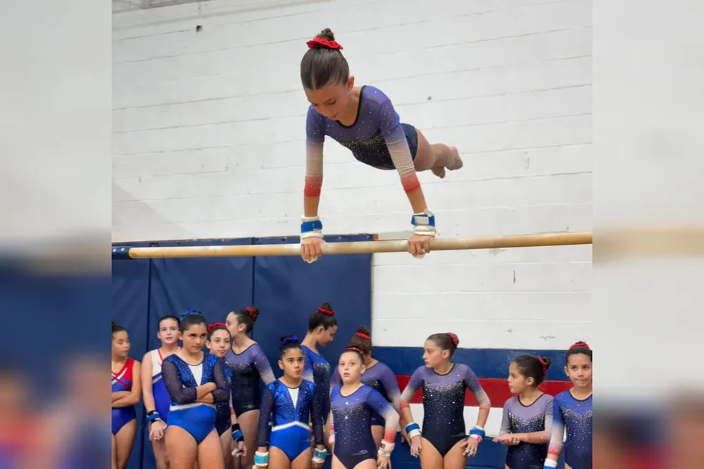 Encuentro regional de gimnastas artísticas 