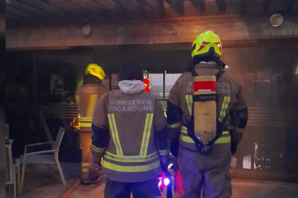 Incendio de un quincho Ricardone 