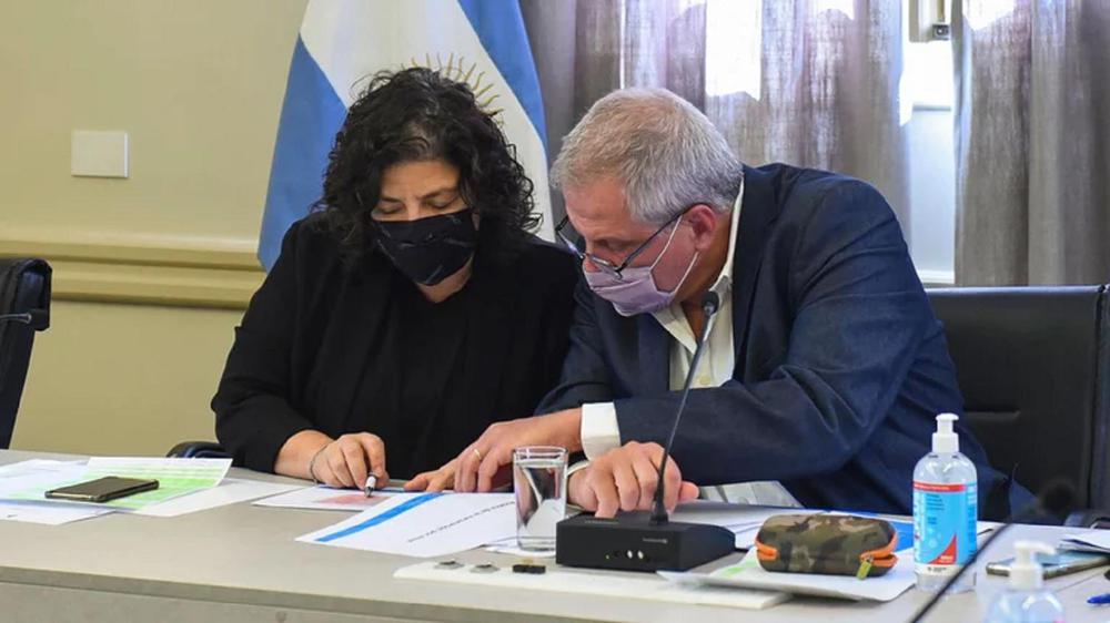 Carla Vizzotti y Jaime Perczyk