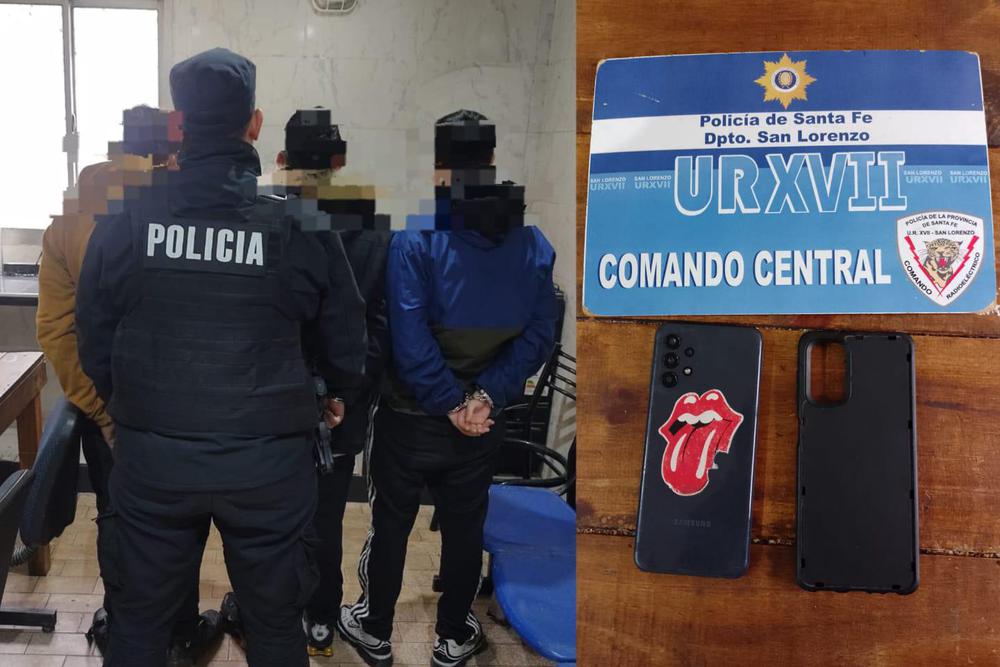 Detenido robo celular