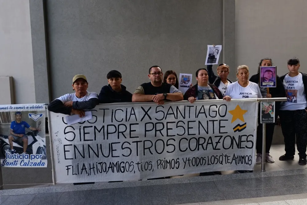 Familiares de Diego Santiago Calzada