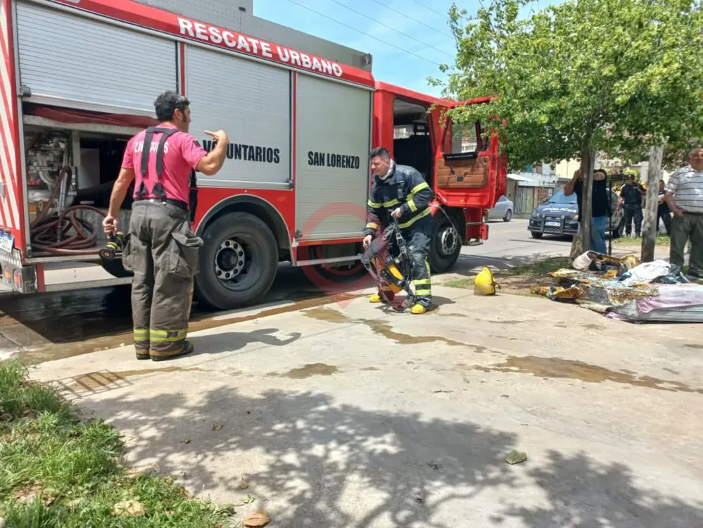 Incendio en Dorrego al 1800