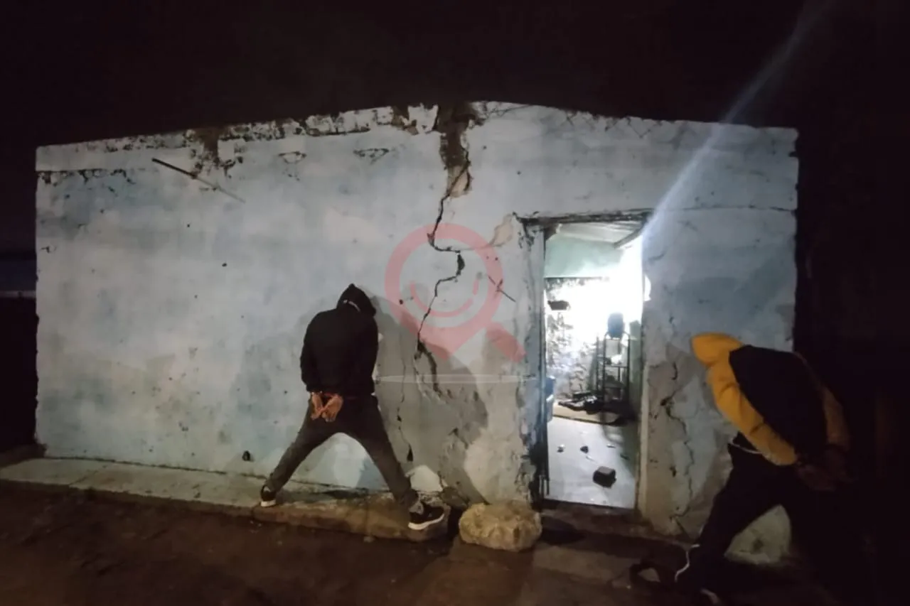 secuestro GNA en barrio Norte