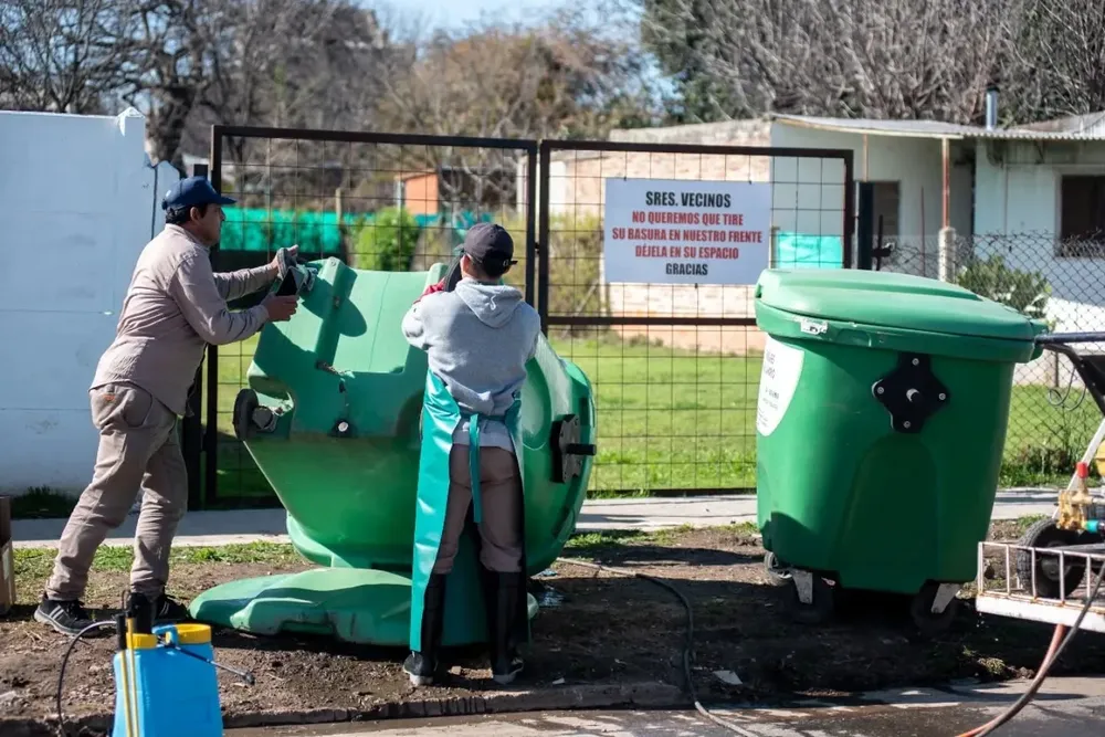 limpieza contenedores