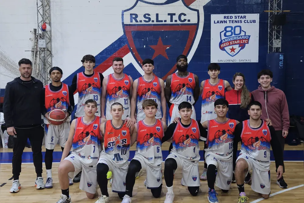 El equipo de Básquet de la primera masculina de Red Star