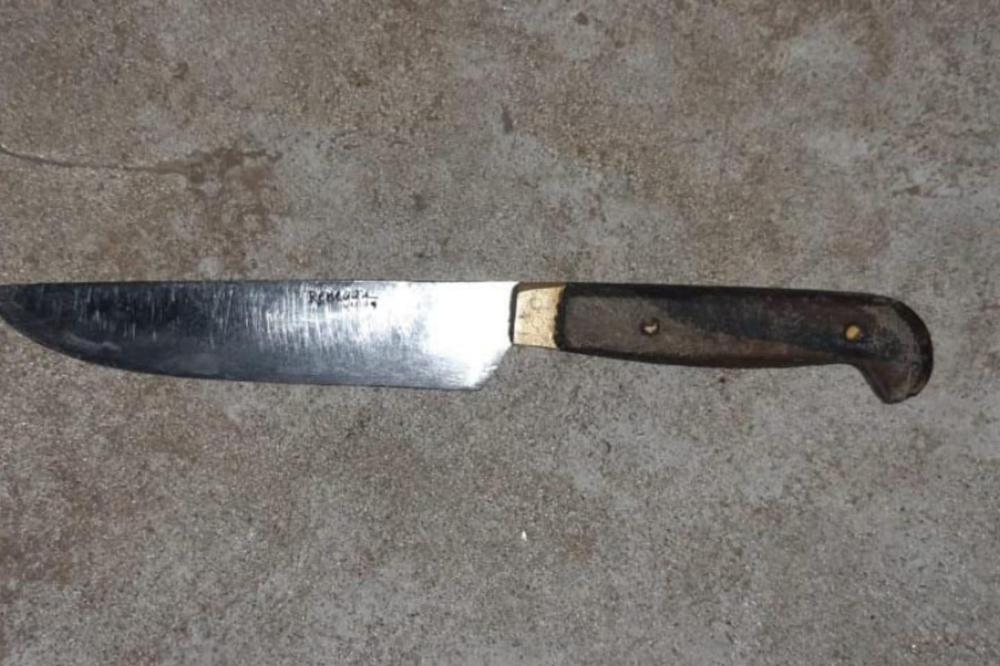 secuestro arma blanca