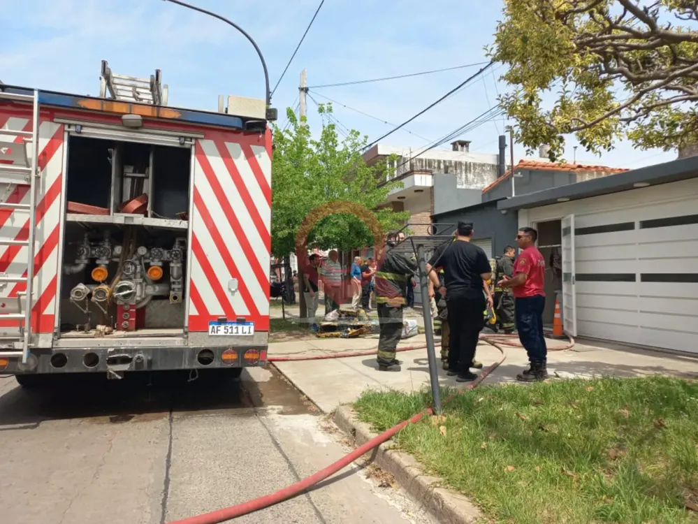 Incendio en Dorrego al 1800