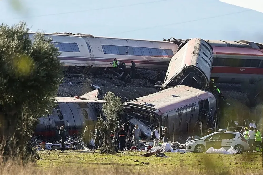 Accidente ferroviario en España 