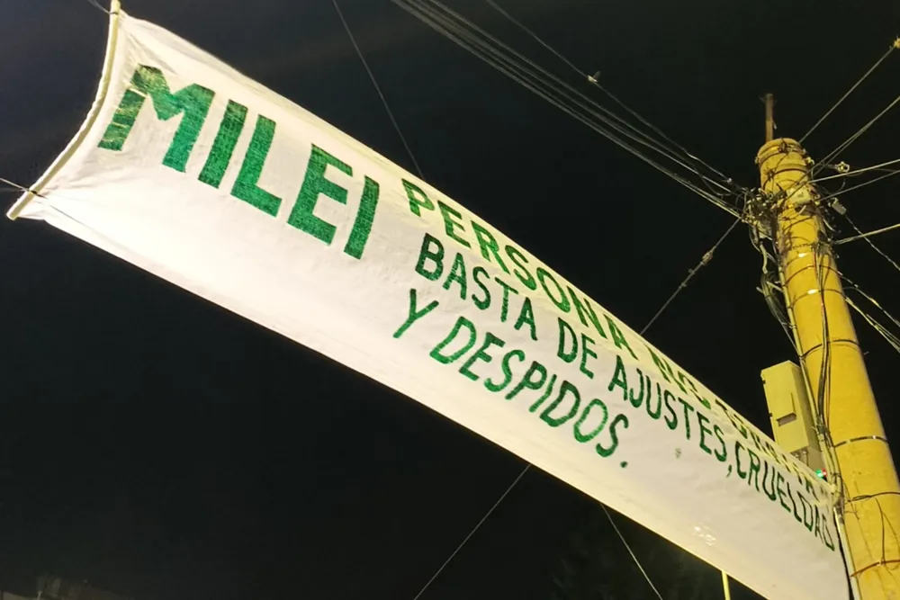 Pasacalle contra Milei Pasacalle contra Milei