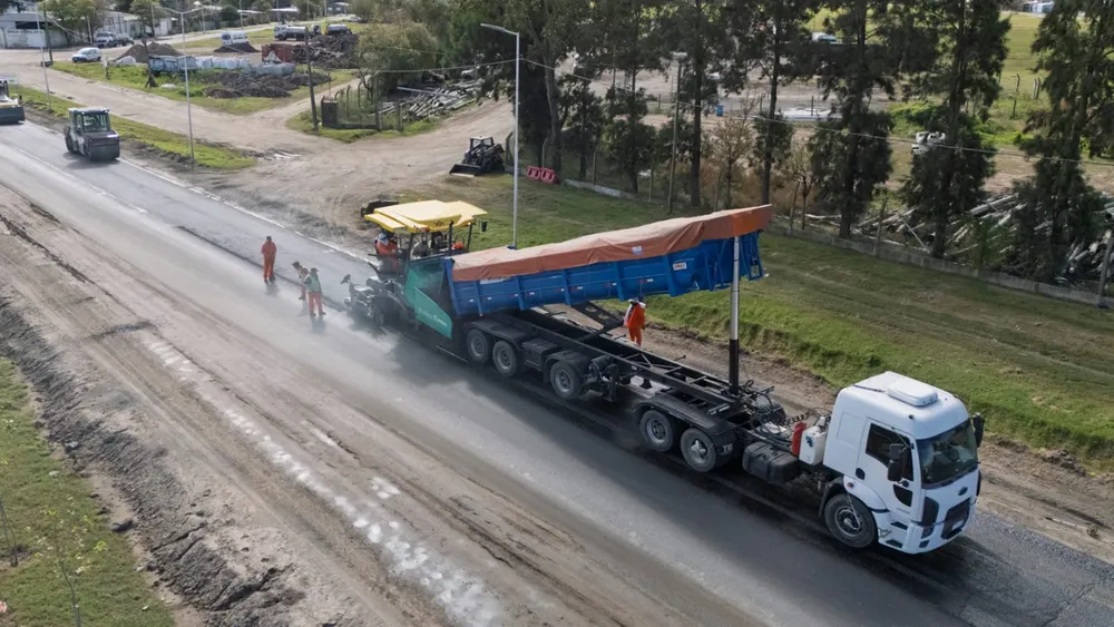 obras ruta 11 Timbúes