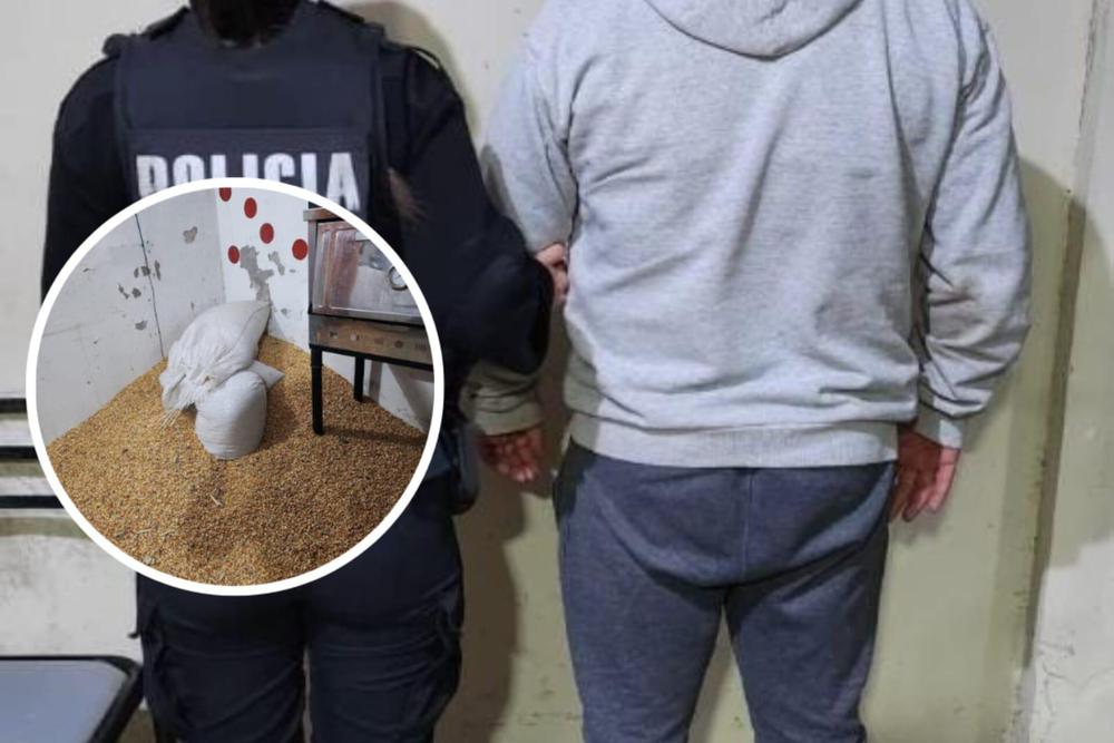 detenido robo cereal