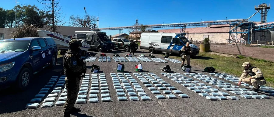 Prefectura secuestró casi 500 kilos de cocaína