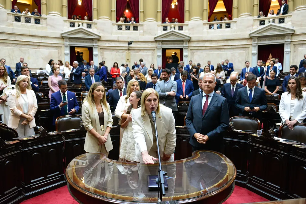 Juramento de diputados nacionales por Santa Fe 