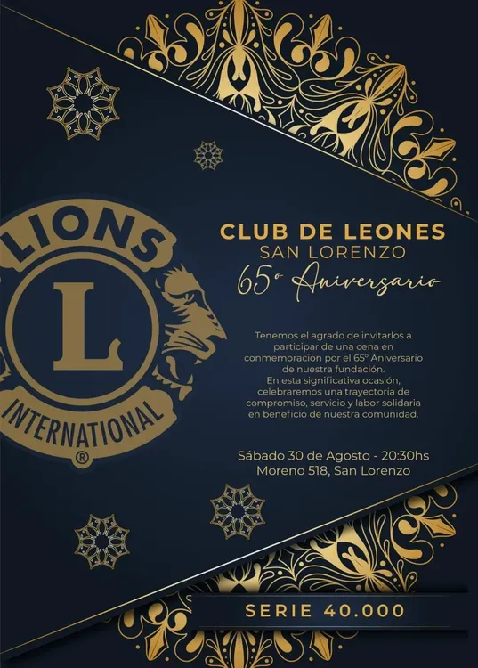 Cena Club de Leones 65° aniversario Cena Club de Leones 65° aniversario