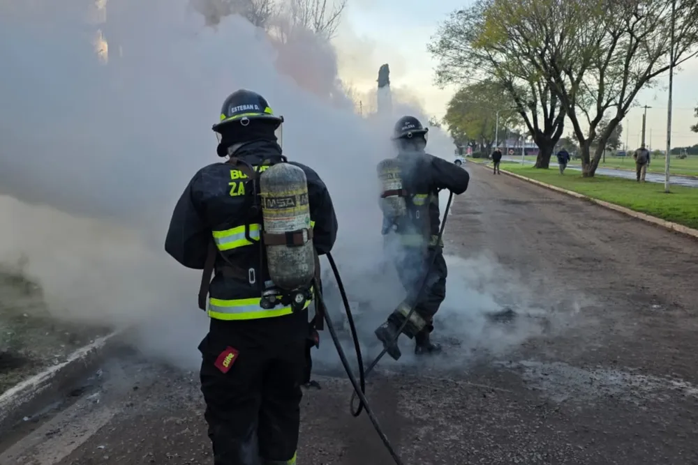 Incendio en Aldao