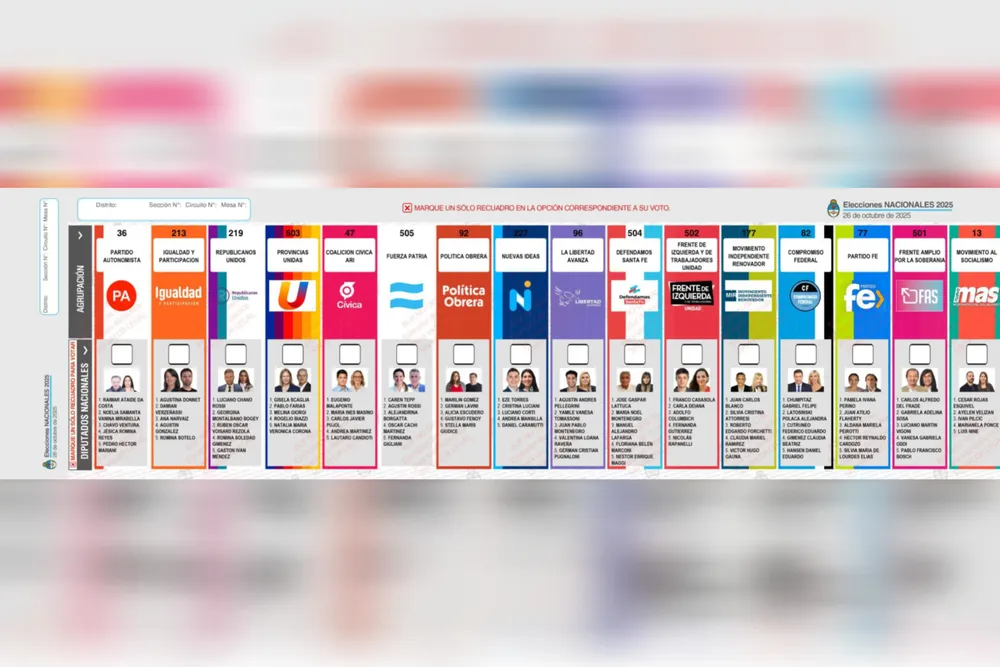 Boleta Única en Papel Santa Fe 