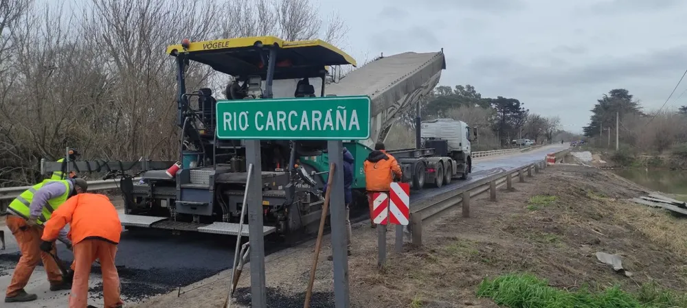 puente de la ex RN 9 en Carcarañá