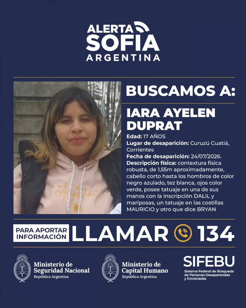 alerta-sofia-iara-ayelen-duprat