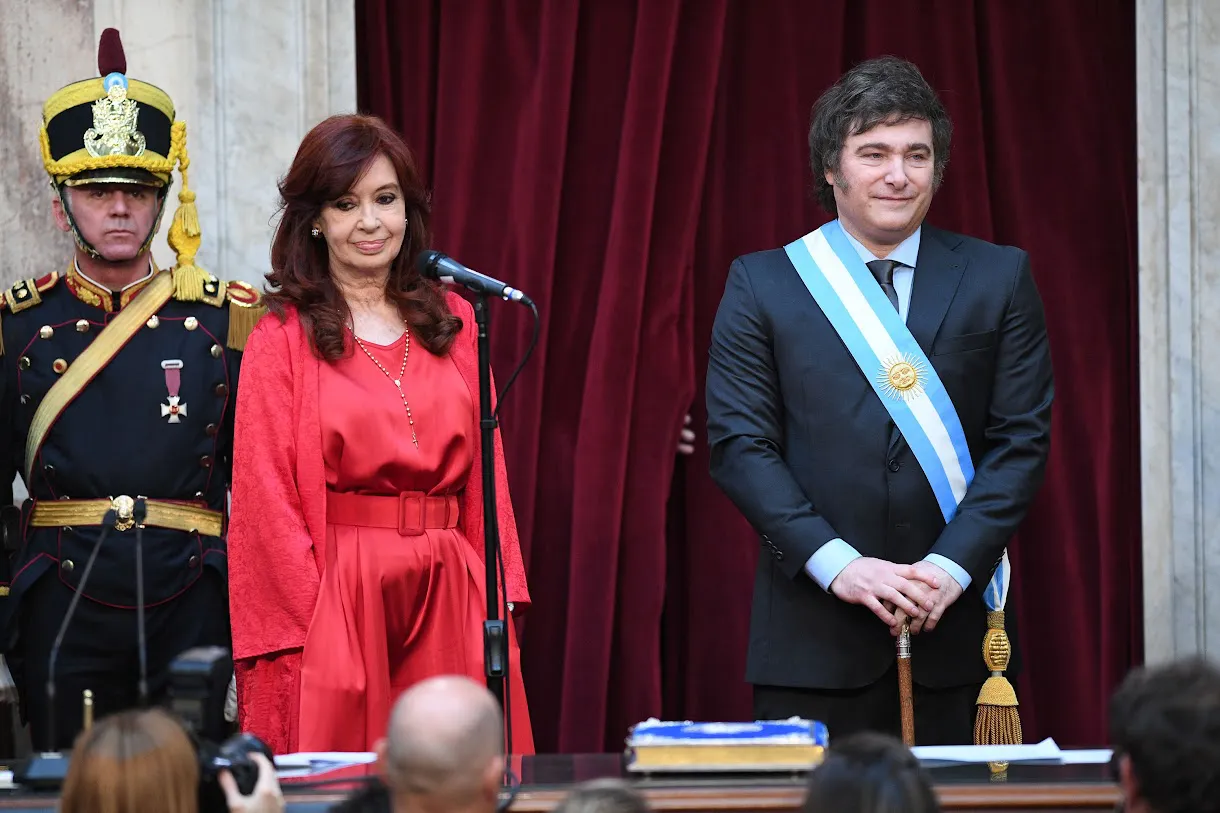 Cristina Fernández de Kirchner y Javier Milei