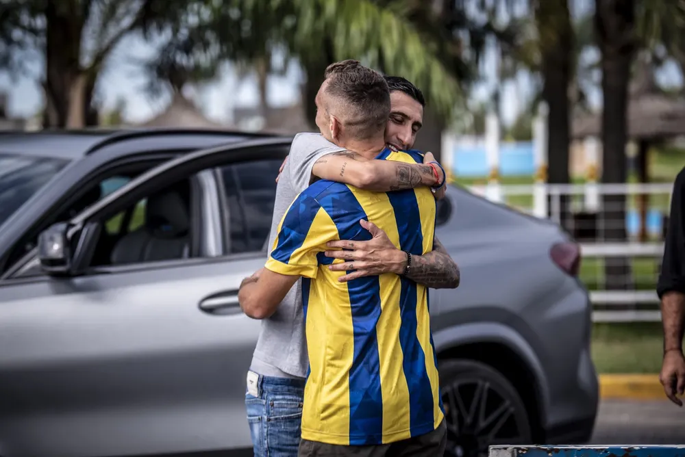 Marco Ruben y Ángel Di María