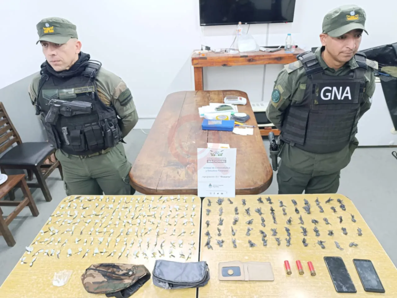 secuestro GNA en barrio Norte 