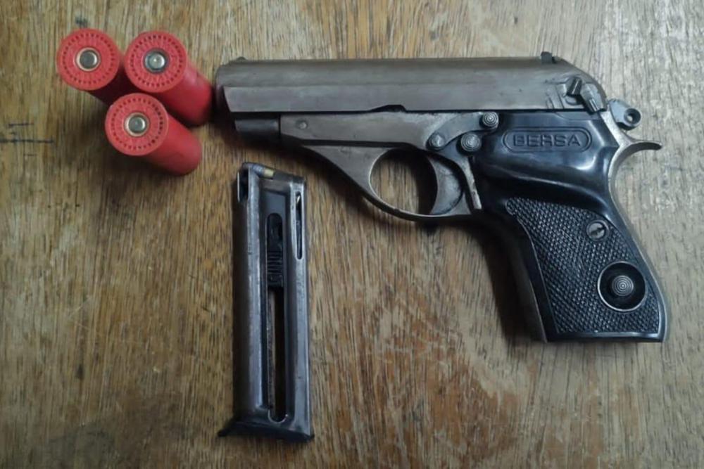 secuestro arma de fuego