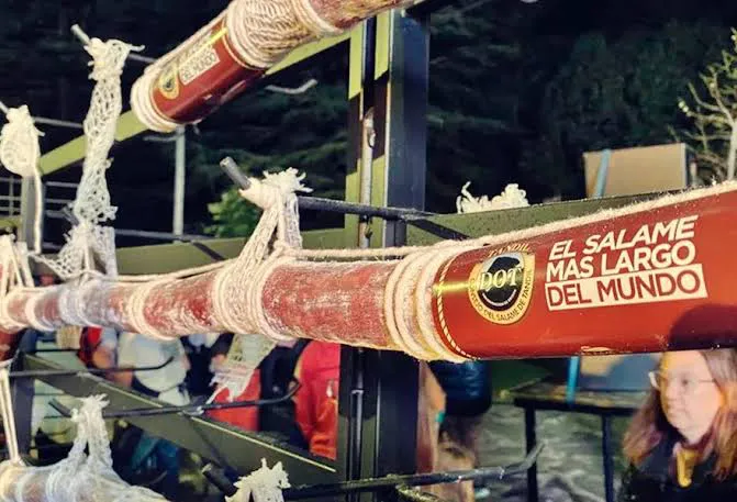 El salame más largo del mundo