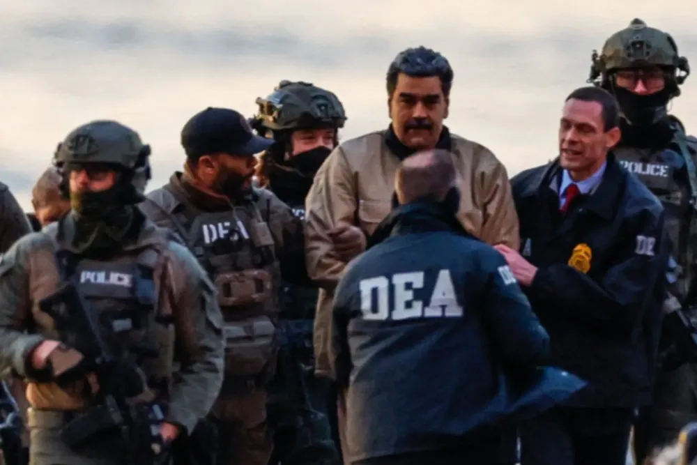 Nicolás Maduro es trasladado por autoridades estadounidenses