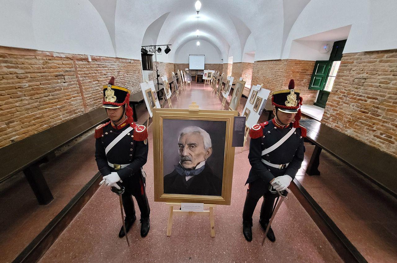 muestra sobre la reconstrucción del rostro de San Martín
